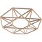 Ekena Millwork Guardian Wood Fretwork Pierced Ceiling Medallion, Alder, 20"OD x 7 3/4"ID x 3/8"T CMWP20X20X0375GDAL - alternate 5